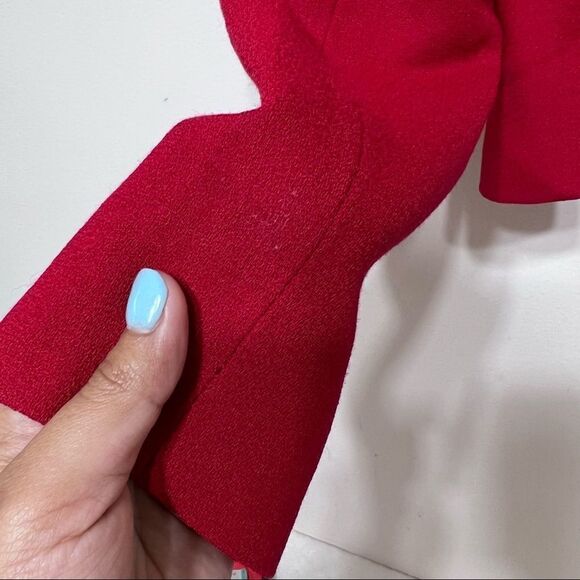 Pendleton Red Virgin Wool Petite Blazer 10 Women vintage - Picture 6 of 9